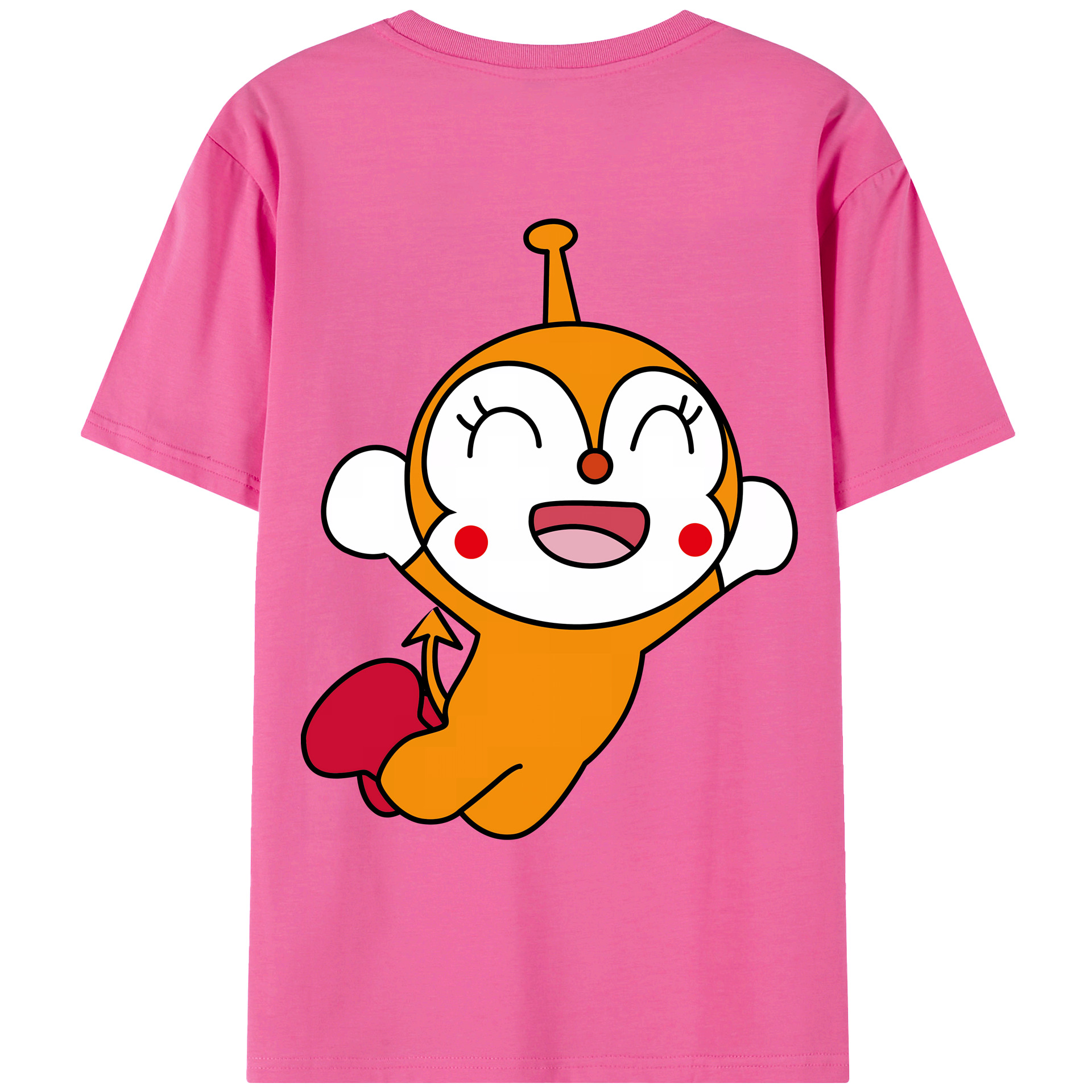 （画像用） アンパンマン Anpanman レディース半袖Tシャツ(バックプリント)
